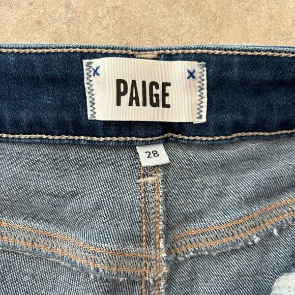 Paige Anessa Wide-Leg Cropped Jeans size 28 - Picture 3 of 4